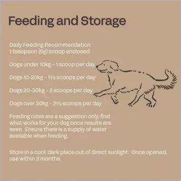 Fourflax Canine Probiotic Feeding
