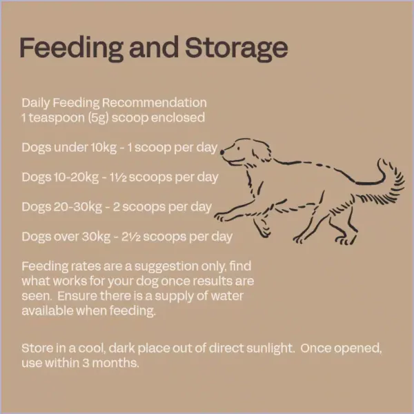 Fourflax Canine Probiotic Feeding