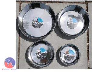 Durabolz Anti-Skid Stainless Steel Dog Bowls