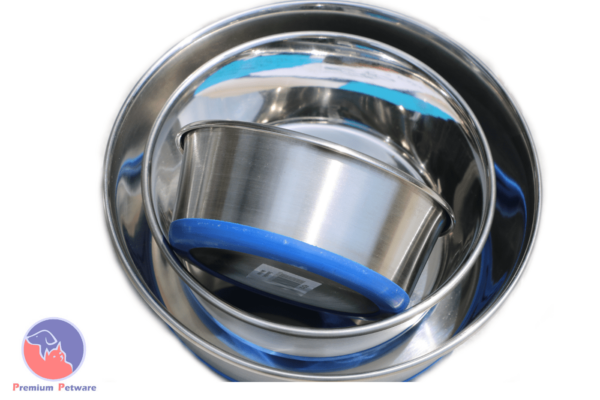 Durabolz Anti-Skid Stainless Steel Dog Bowls
