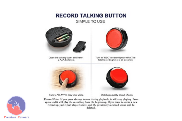 Recordable Training Buttons