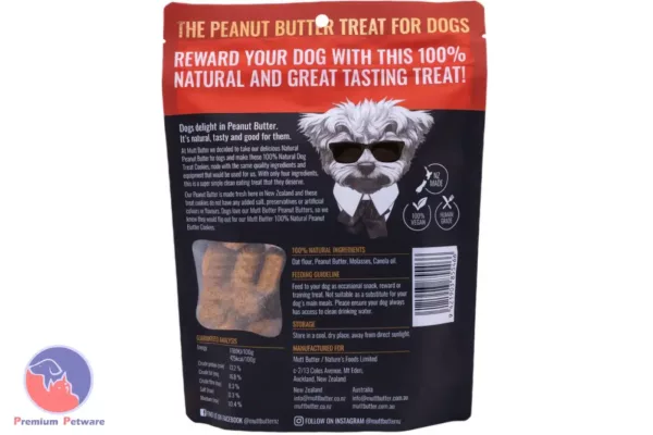 Mutt Butter Peanut Butter Cookies