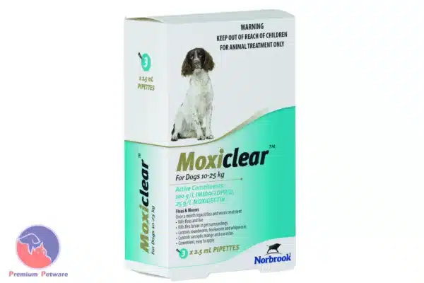 Moxiclear Dog 10-25kg 3pk