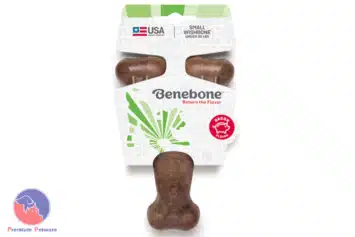 Benebone Wishbone Chew Toy - Bacon Small