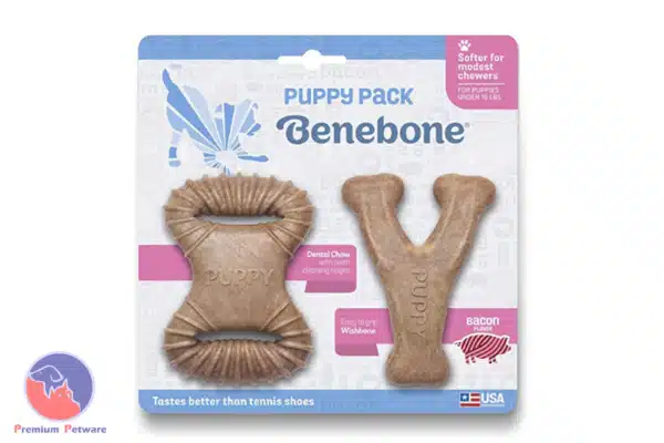 Benebone Bacon Chew Toys For Puppies