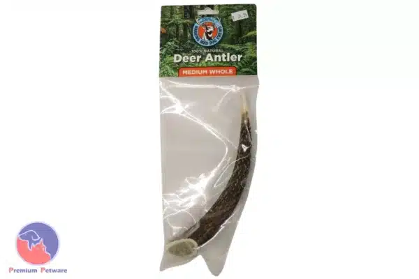 Barking Mad Whole Deer Antler Medium