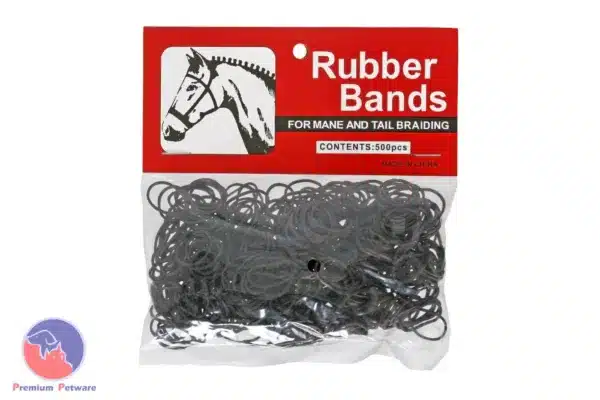 Flair Mane Plaiting Bands Chestnut